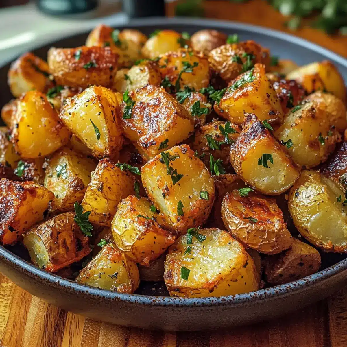Hausgemachte Röstkartoffeln
