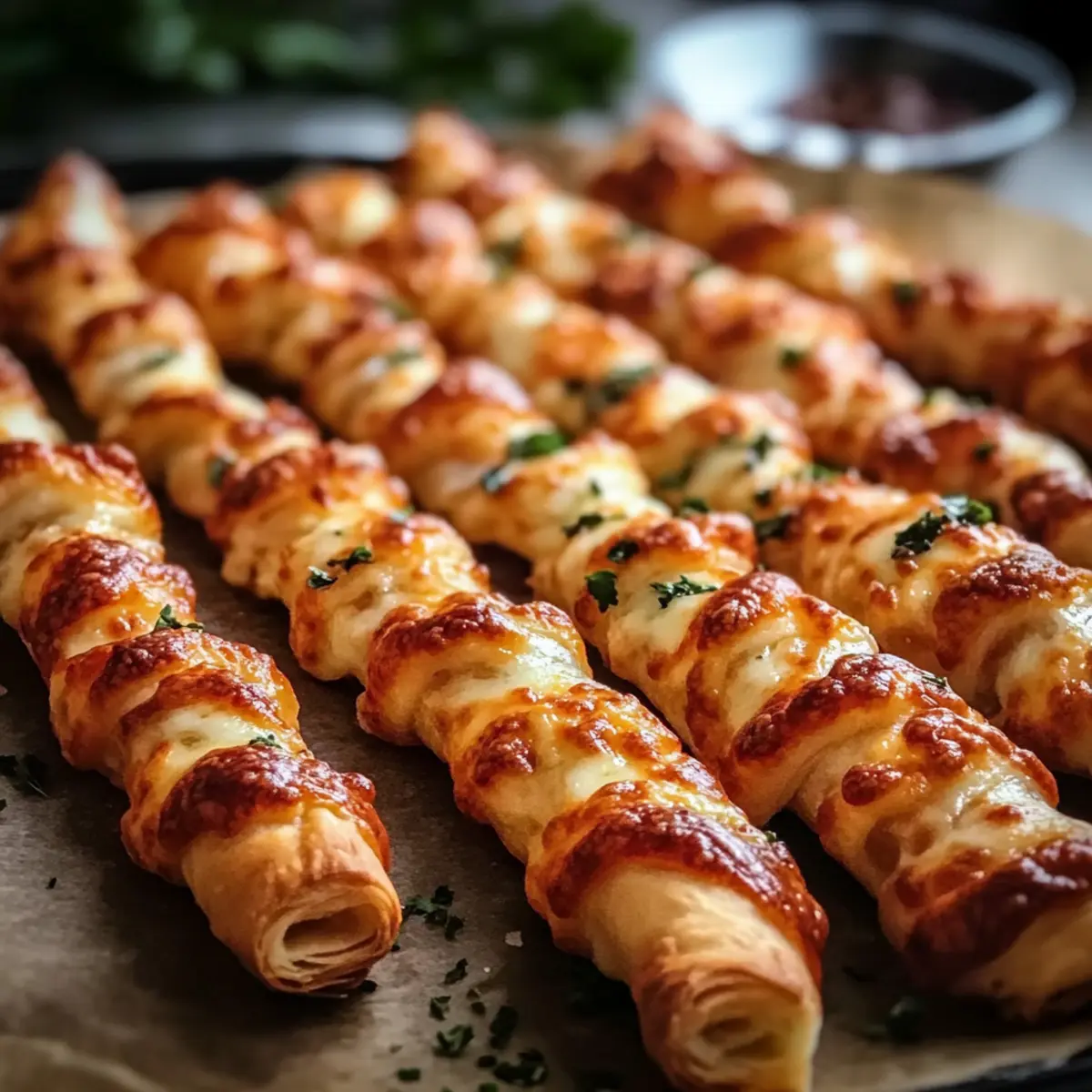 Schnelle Pizzastangen