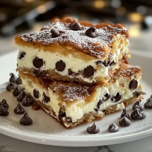 Klassische Cannoli Quadrat