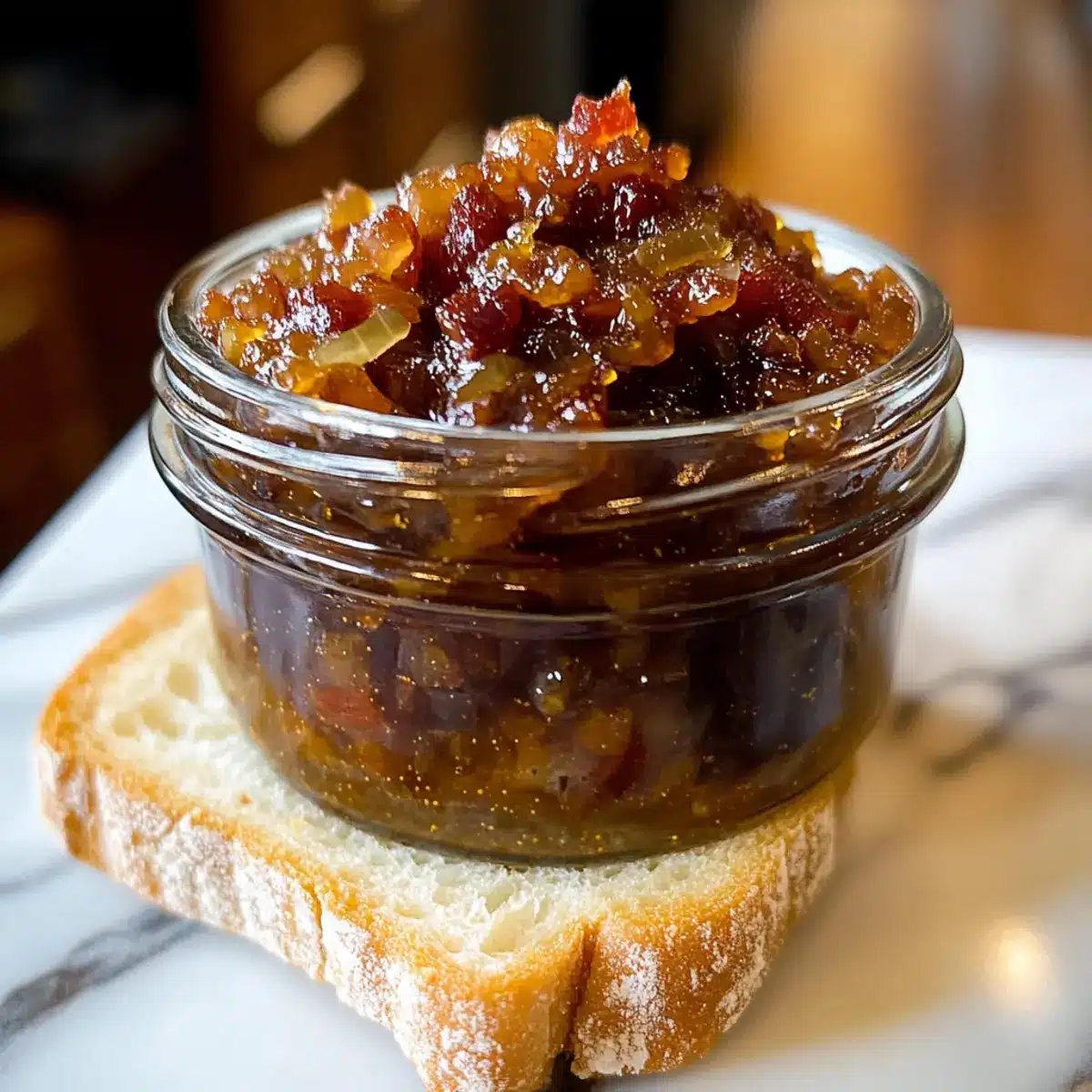 Delish Bourbon Speck Marmelade
