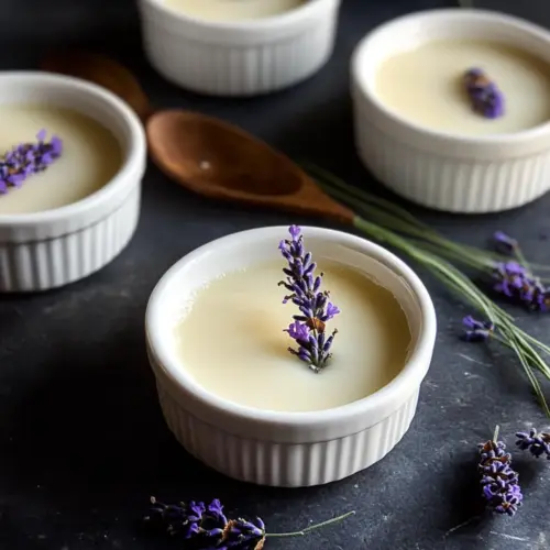 Lavendelhonig-Posset