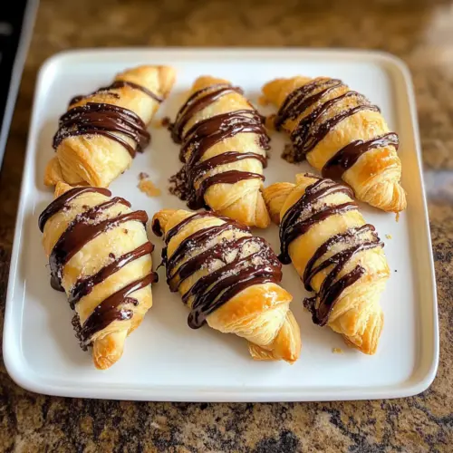 Nutella-Croissant-Rollen