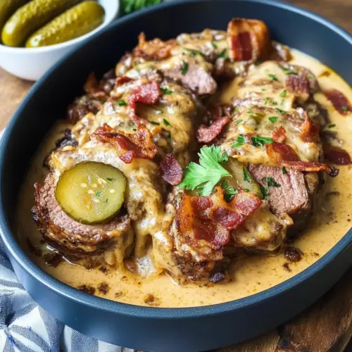 Rouladentopf aus dem Backofen