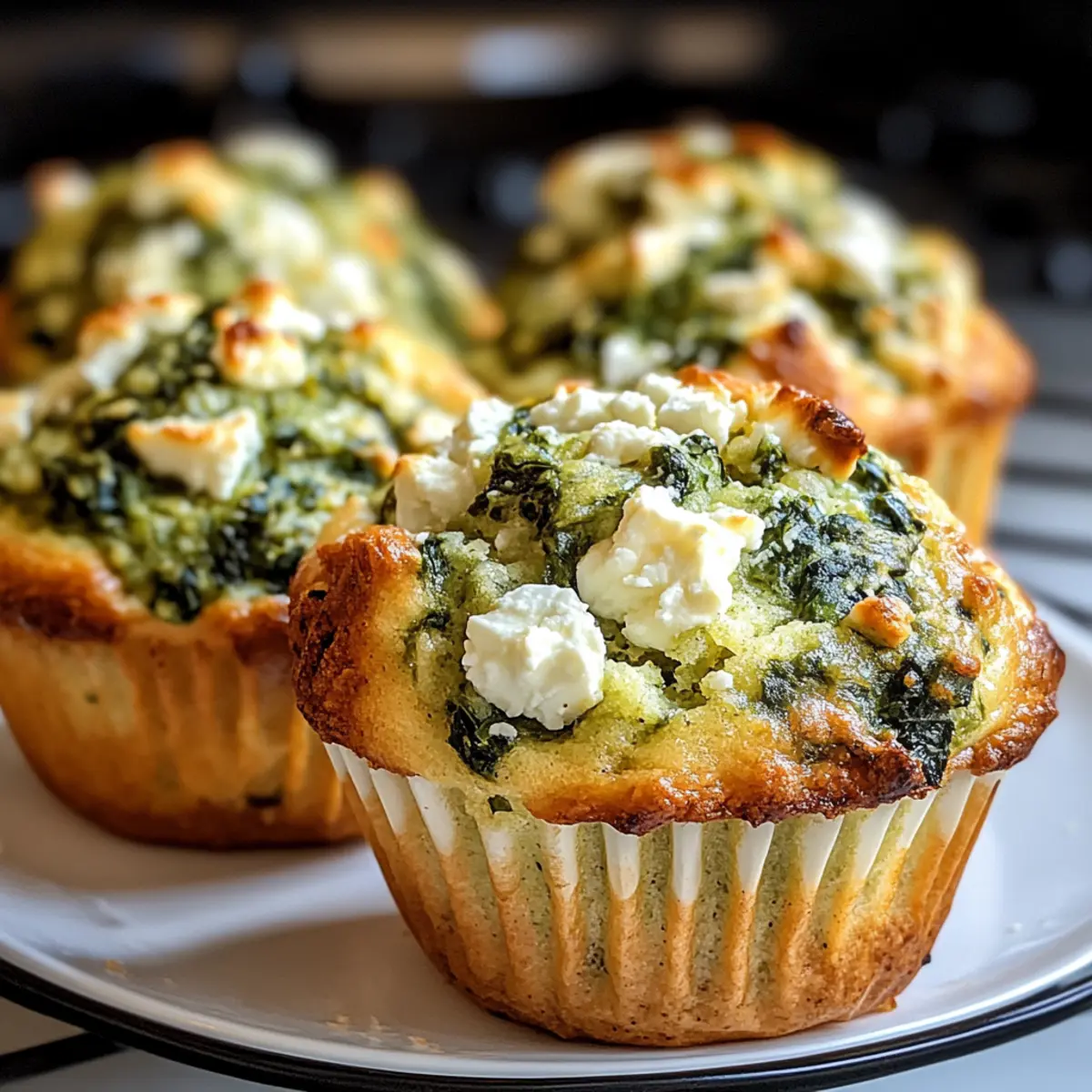 Spinat-Feta-Muffins