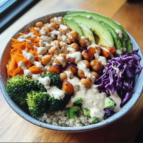 Veganer Buddha-Bowl