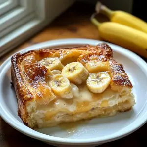 Bananen-Croissant-Auflauf