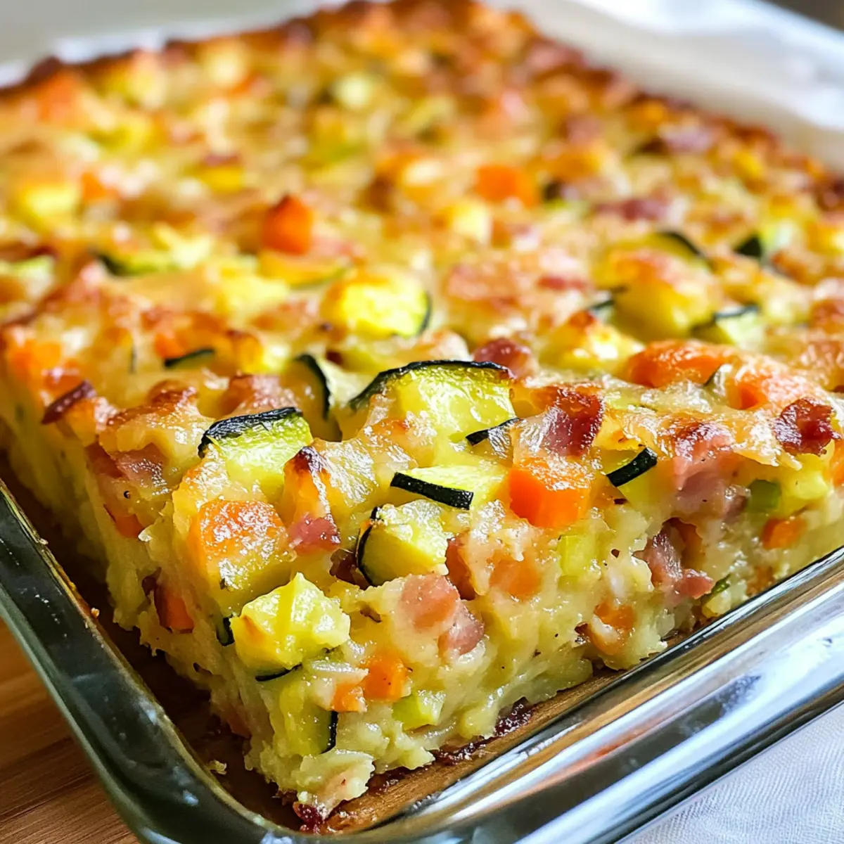 Aromatischer Zucchini-Auflauf
