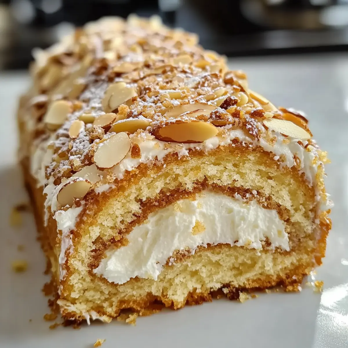 Bienenstich mit Mandeln