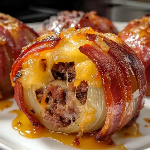 gefüllte Zwiebelbombe