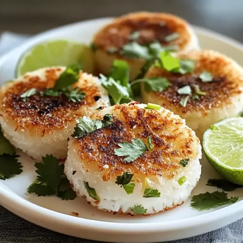 Thai-Kokosnuss-Zitronengras-Reisküchlein