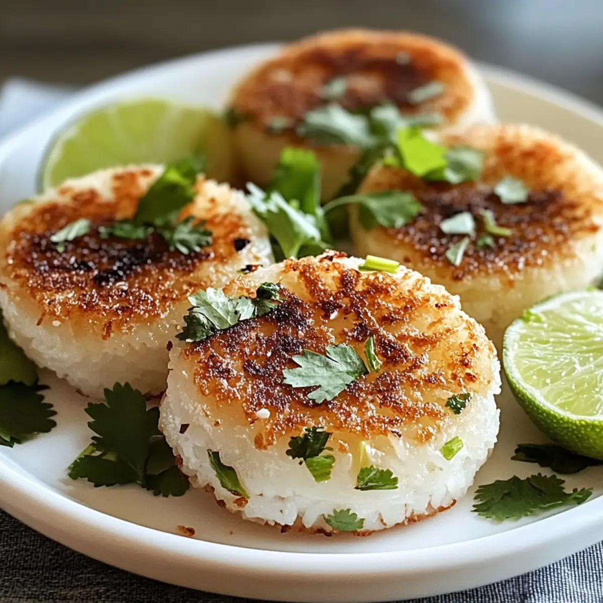 Thai-Kokosnuss-Zitronengras-Reisküchlein